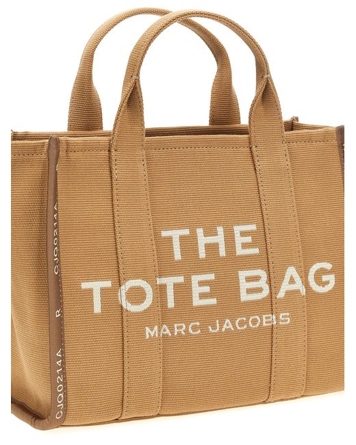 Marc Jacobs Camel Canvas De Tote -boodschappentas in het Brown