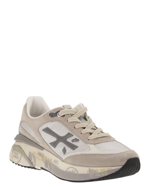 Premiata White Moerun 8079 Sneakers