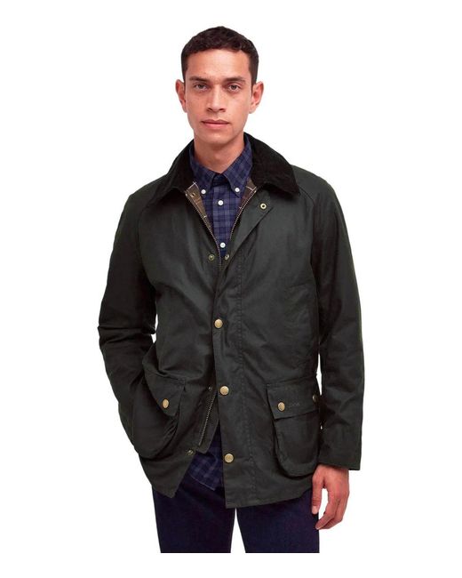 Barbour Black Ashby Wax Jacket