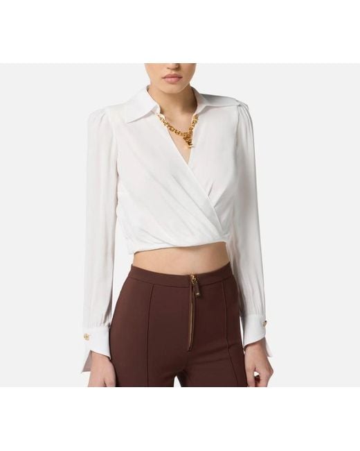 Elisabetta Franchi White Shirts