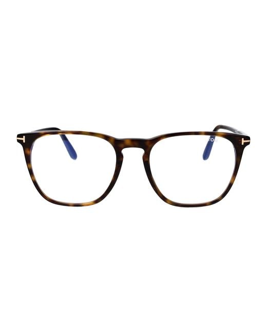 Tom Ford Brown Round Optical Ft5937 B 052 for men