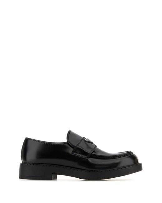 Prada Black Moccasters for men