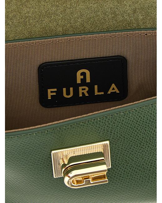 Furla Green ' 1927' Mini -Crossbody -Tasche