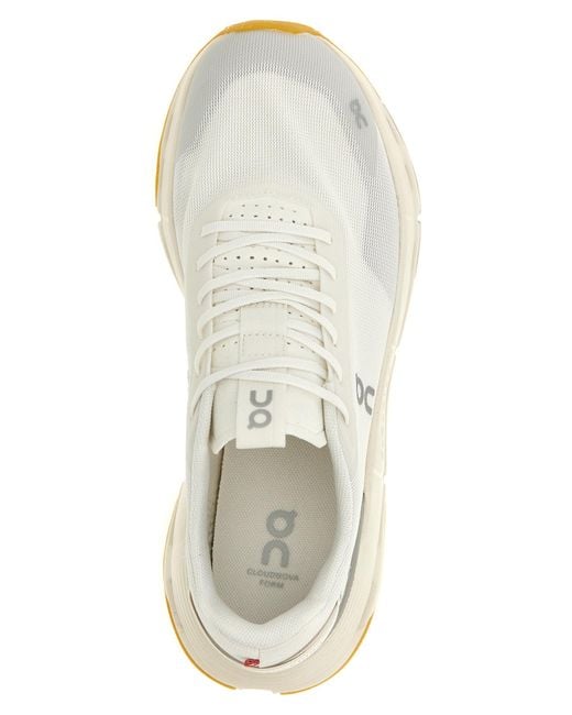 On Shoes White Cloudnova Form 2 Sneakers for men