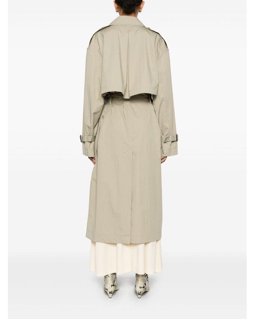 Totême  Natural Cotton Blend Trench Coat