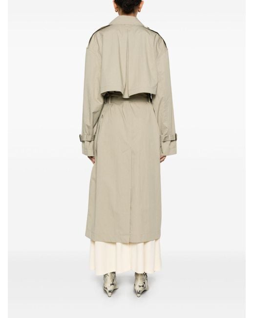 Totême  Natural Cotton Blend Trench Coat