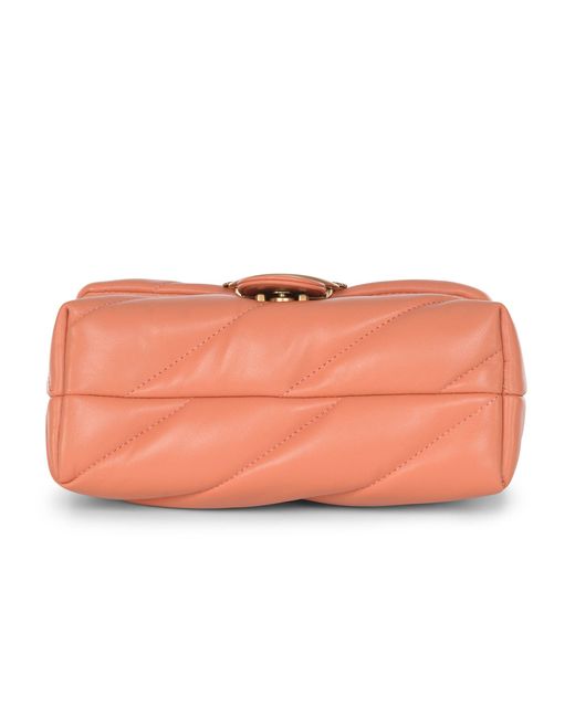 Pinko Pink 'Love Mini Puff' Tasche in weichem Nappa -Leder