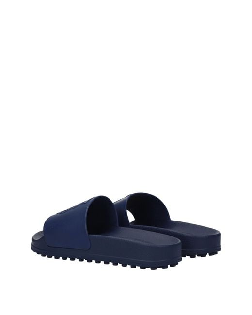 Tod's Blue Loafers And Clogs/Royal Rubber