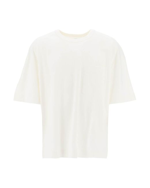 Lemaire Boxy T -shirt in het White voor heren