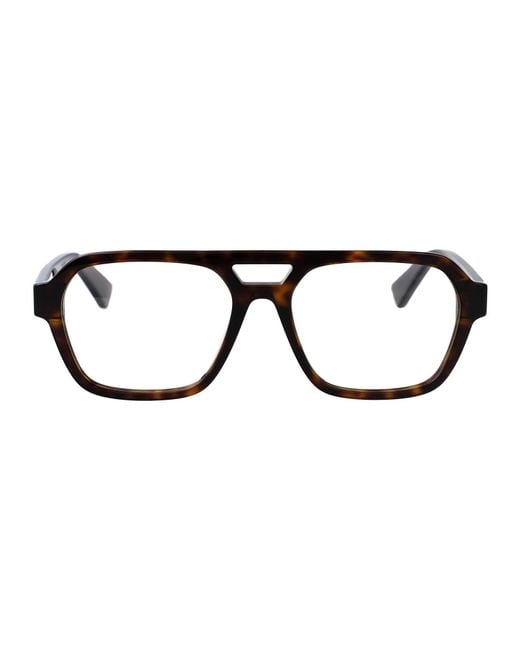 Bottega Veneta Black Aviator Optical Bv1336 Oa 002 for men