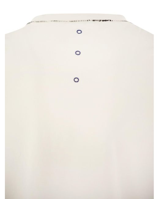 Premiata White Short Sleeved Cotton T Shirt