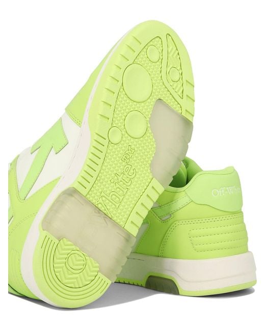 Off-White c/o Virgil Abloh "Out Out Of Office" Sneakers in Green für Herren