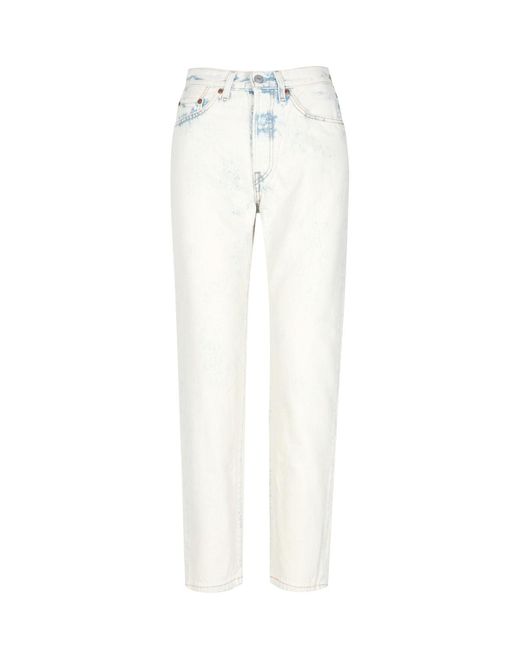 Levi's Jeans Denim in het White