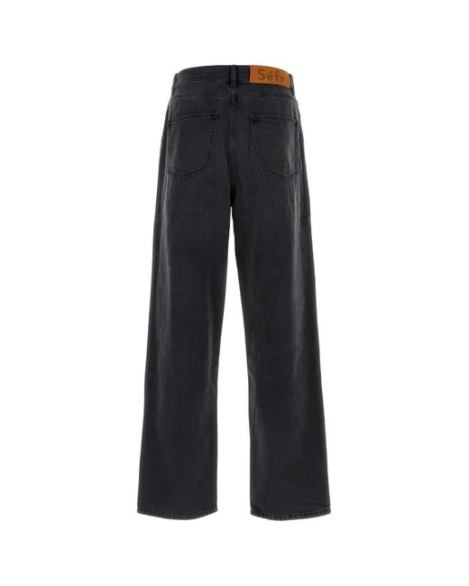 Séfr Black Denim Jeans for men
