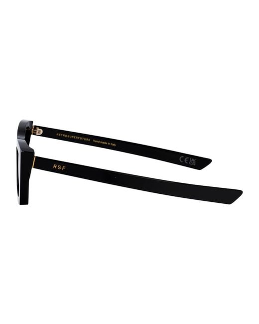 Retrosuperfuture Black Squared Sunglasses F69