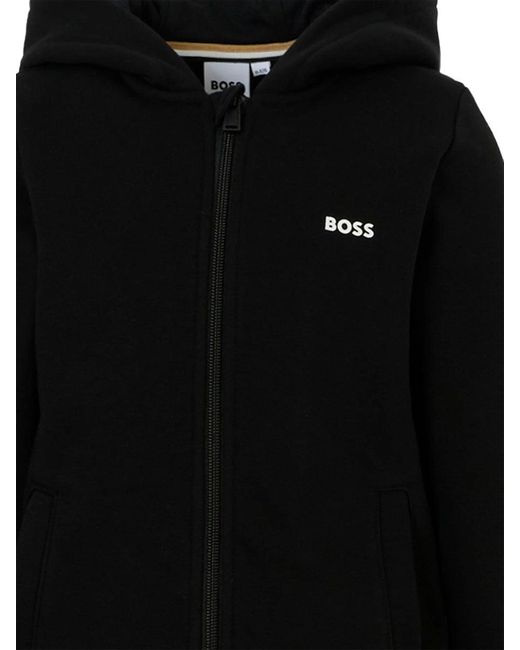 Boss Black Pants Set With Sweatshirt