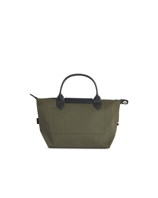 Longchamp Green Khaki Tela S Le Pliage Energy Handle Bag