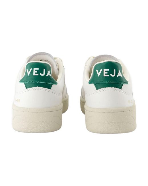 Veja V 90 Turnschuhe Leder Weiß in White für Herren