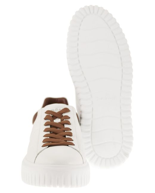 Hogan H -strepen Sneakers in het White voor heren