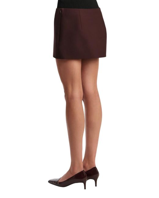 Falda jett Khaite de color Red