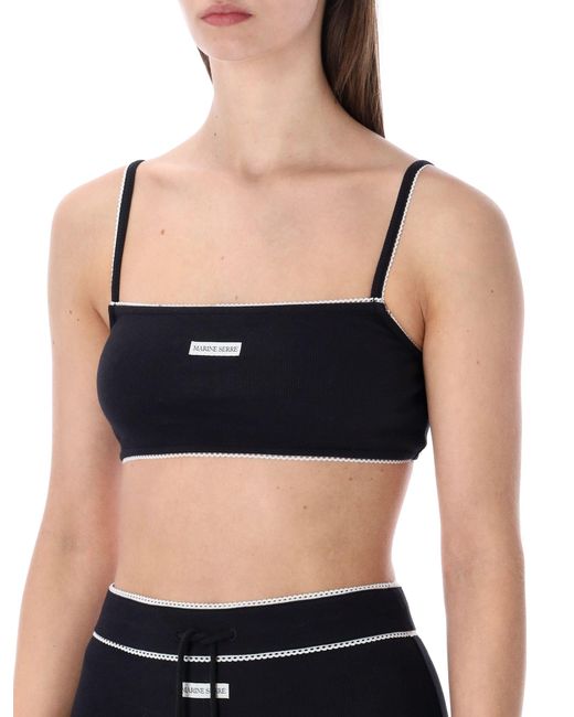 MARINE SERRE Black Top