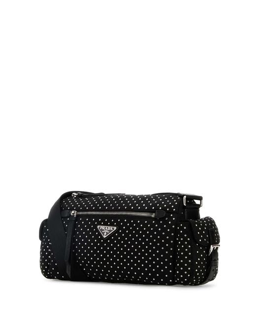 Prada Black Nylon Shoulder Bag