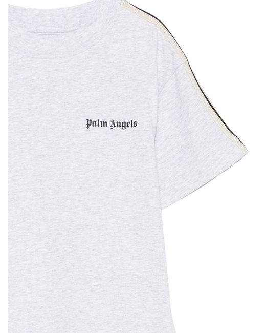 Palm Angels White T Shirt Logo