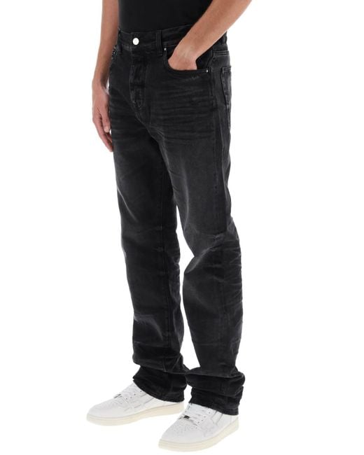 Jeans A Taglio Dritto di Amiri in Black da Uomo