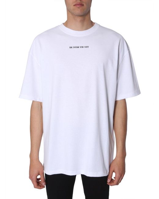Ih Nom Uh Nit White T-Shirt Con Logo E Stampa Bowie for men