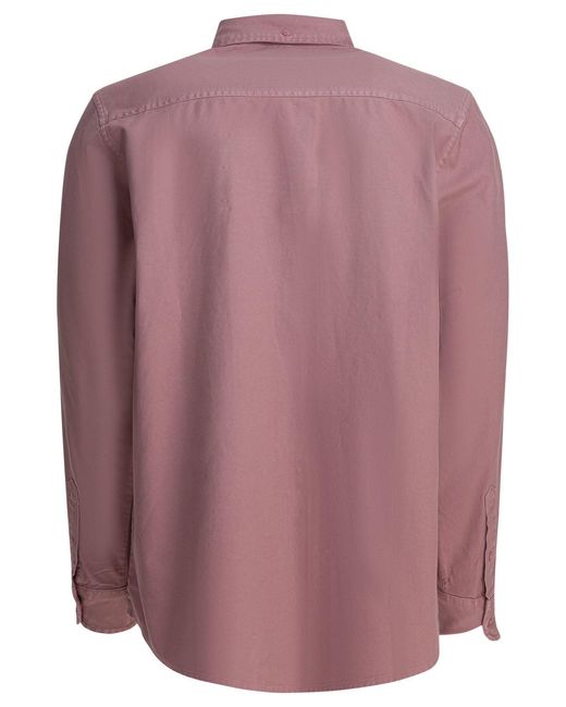 Carhartt Pink /S Bolton" Shirt for men