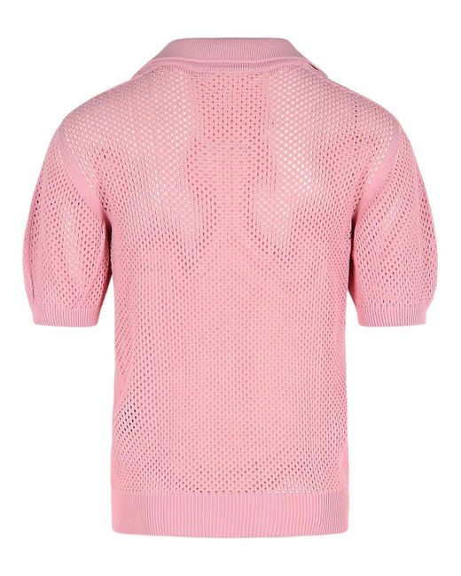 Laneus Lanus Pink Viskose Mischpullover für Herren