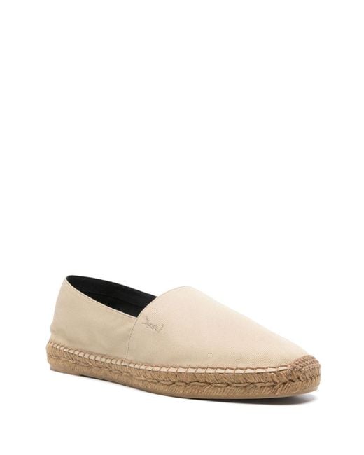 Saint Laurent Natural Cotton Espadrilles