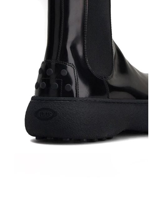 Tod's Black Booties
