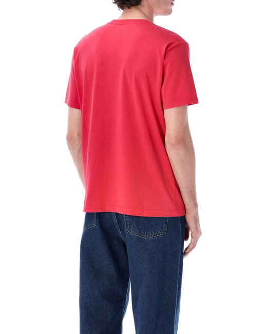 COLORFUL STANDARD Red T Shirts And Polos