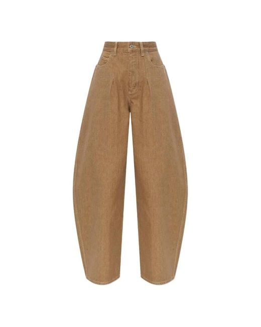 Jacquemus White Wide-Leg Jeans