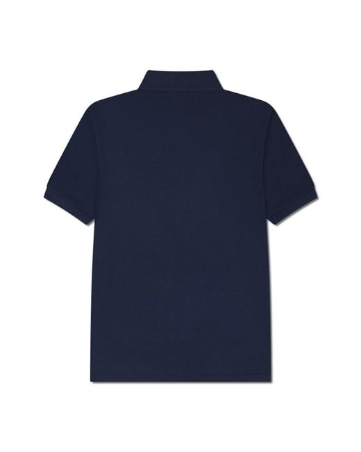 Lacoste Blue Polo With Logo