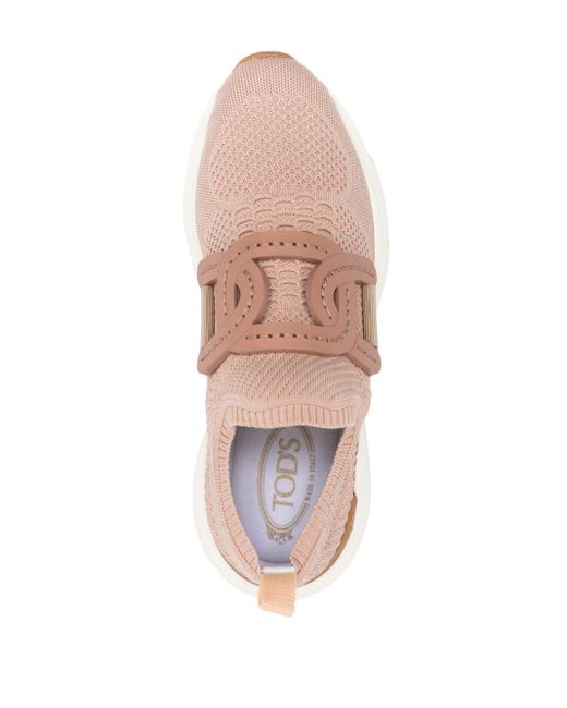 Tod's Pink Technical Fabric Sneaker