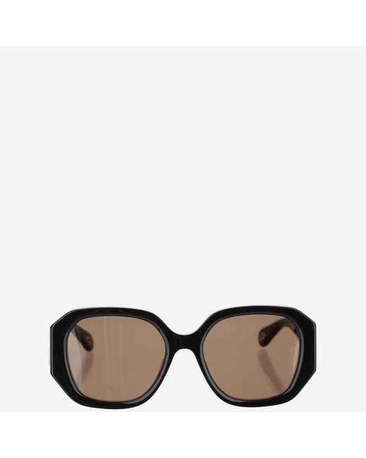 Chloé Black Logo Sunglasses