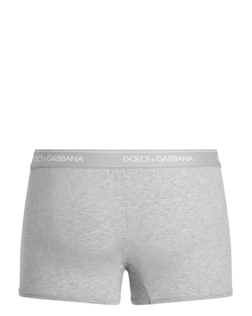 Dolce & Gabbana Black Set Of 3 Stretch Jersey Boxer Shorts