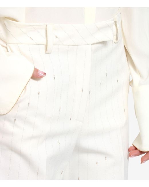 SIMONA CORSELLINI White Trousers