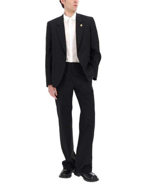 Gucci Black Gg Tailoring Pants for men