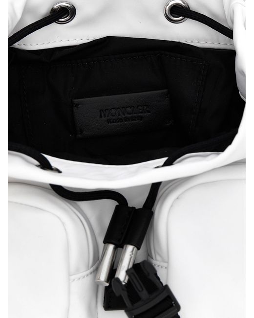 Moncler White 'Mini Trick' Crossbody -Tasche