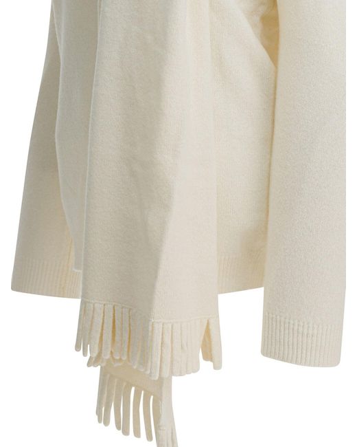 Sandbeige White Strickwaren