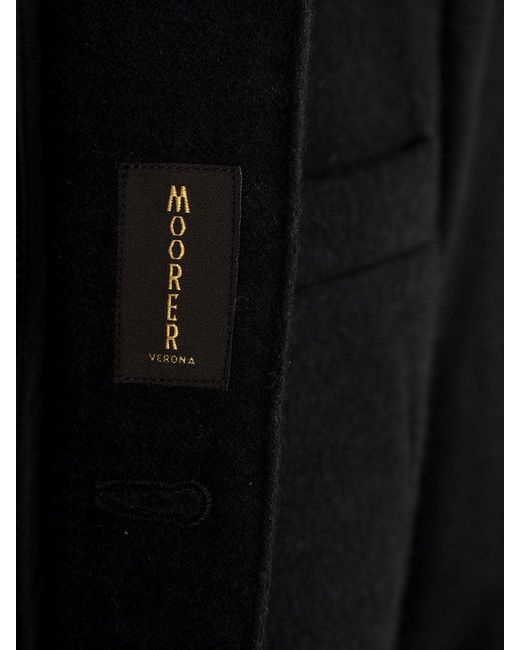 Coats Azul Moorer de hombre de color Black