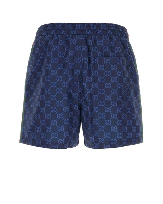 Gucci Blue Swimsuits for men