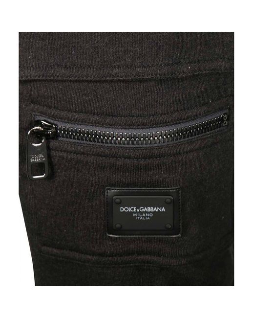 Dolce & Gabbana Gg Flora Jersey Trackpants in Black für Herren