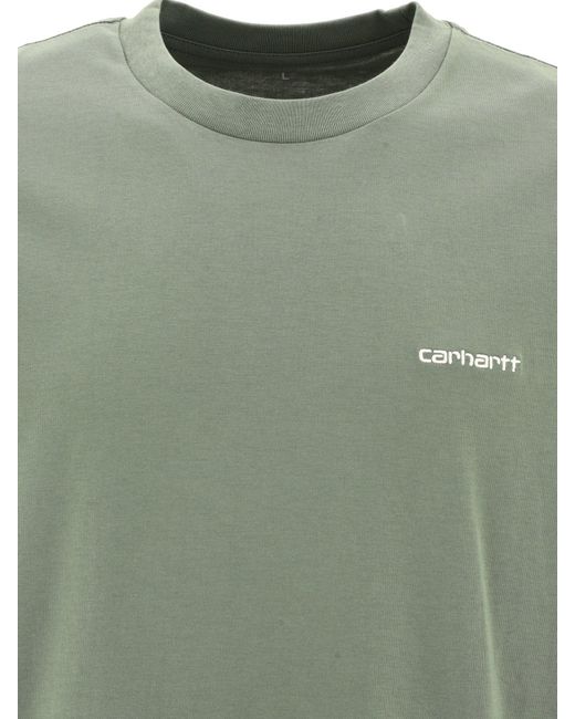 Maglietta "Script Grovidery" di Carhartt in Green da Uomo