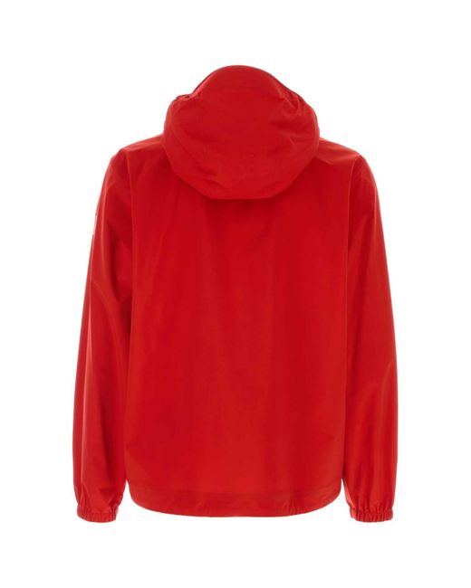 Moncler Red Apos;S Shipton Hooded Packable Gore-Tex Shell Jacket