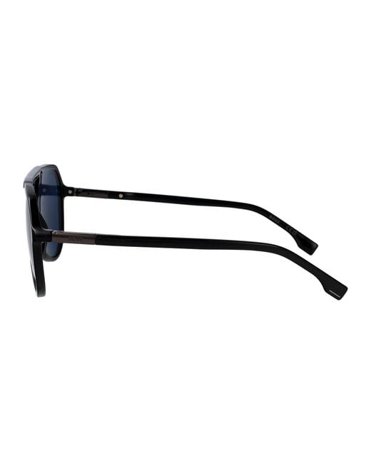 Boss Blue Acetate Sunglasses for men
