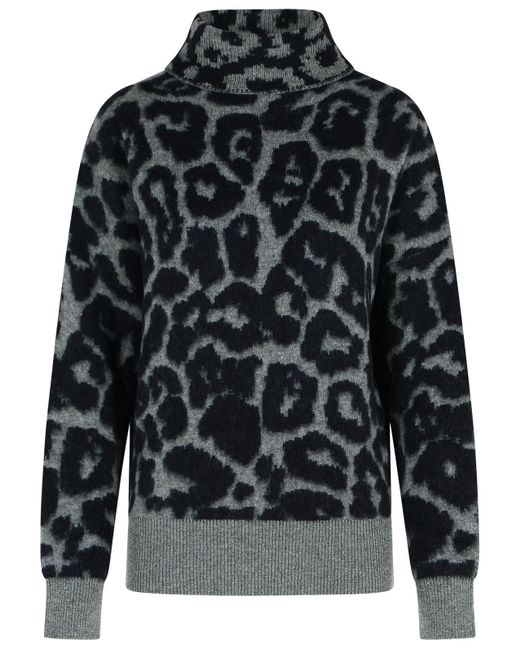 Stella McCartney Gray Grey Alpaka Blend Rollkrageneck -Pullover